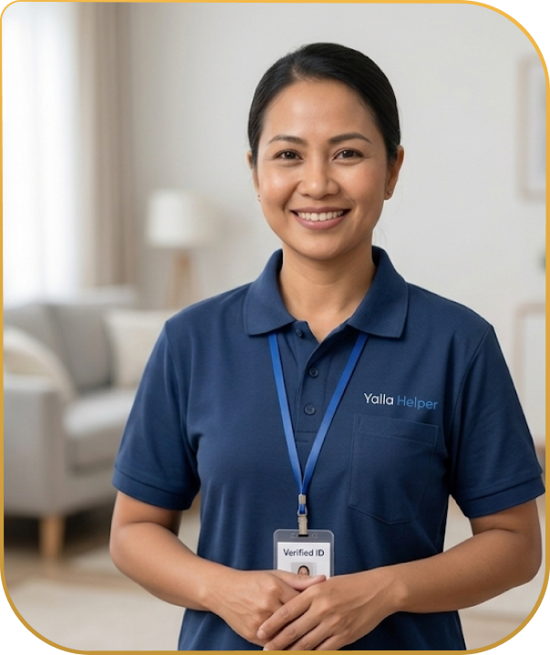 Domestic helper in UAE home
